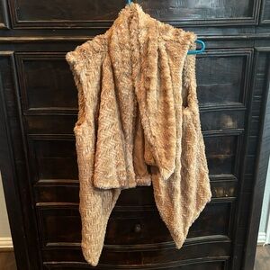 Women Celebrity Pink Faux Fur Vest Jacket Coat Small Chic Modcloth
Camel Tan New